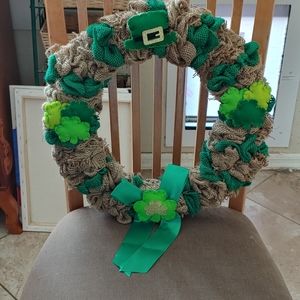 St Patrick's day wreath